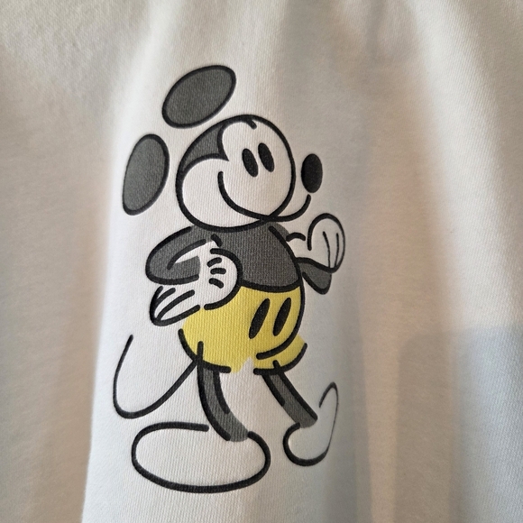 Mickey Mouse Genuine Mousewear Pullover Sweatshirt for Women Casual White Sz XL - Picture 9 of 16